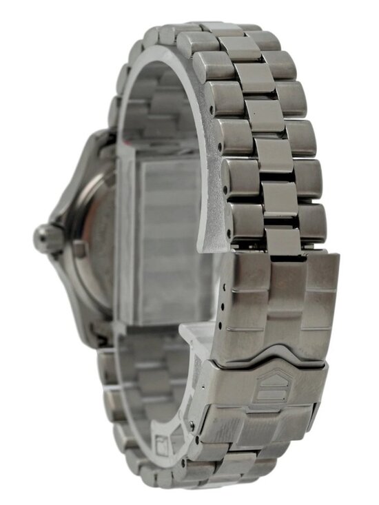 Tag Heuer 28mm Ladies Black Dial Professional 2000 Series SS Watch! Ref: WK1310!